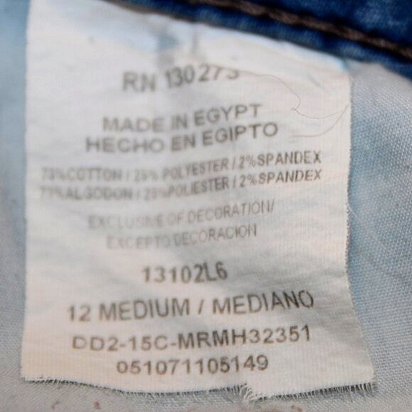 Riders by Lee Denim Capri Pants - Size 12 Medium - Picture 9 of 9